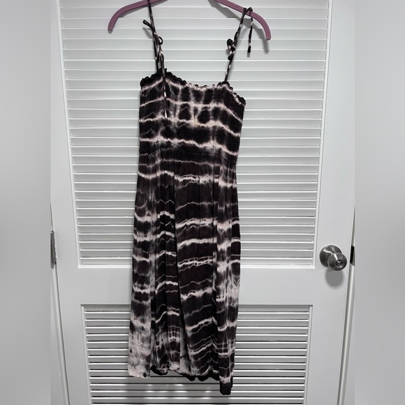 Brown Tye Dye La Blanca Dress M - Picture 4 of 5